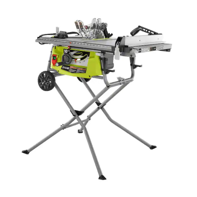 10" Expanded Capacity Table Saw with Rolling Stand (corded)